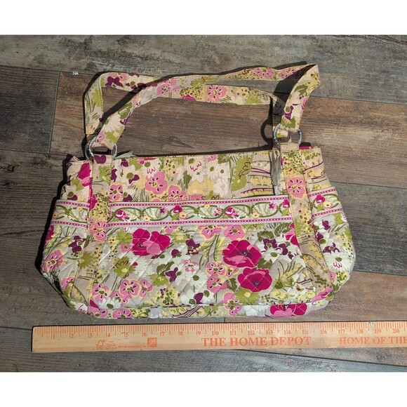 Vera Bradley "Make Me Blush" Tote Bag - Floral & Quilted - Picture 4 of 7